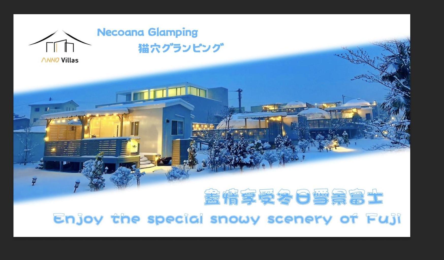 Necoana Glamping Annovillasグランピング Fujikawaguchiko Dış mekan fotoğraf